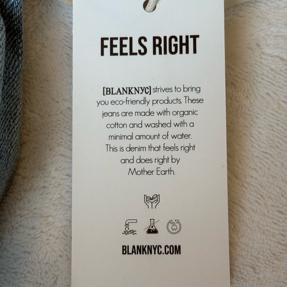 NWT - Blank NYC Hoyt High-Rise Mini Flare - size 28 - Picture 16 of 16